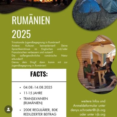 Ferienprogramm IJB Rumänien - 1 Ferienprogramm IJB Rumänien - 1