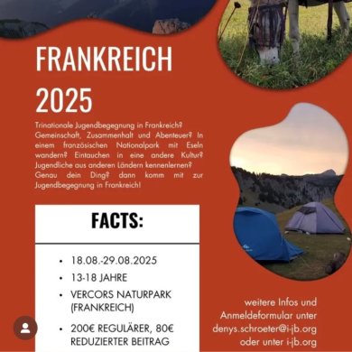 Ferienprogramm IJB Frankreich - 1 Ferienprogramm IJB Frankreich - 1