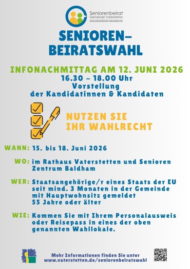 Info Seniorenbeiratswahl - 1 Info Seniorenbeiratswahl - 1